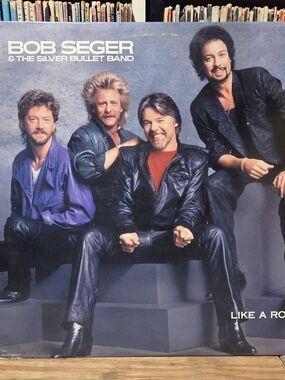 Bob Seger & the silver bullet band "like a rock" vintage vinyl